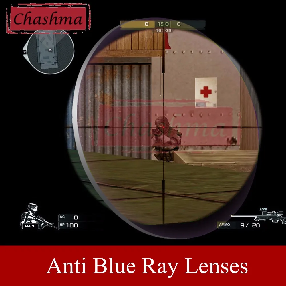 

Clear Color Blue Coating Radiation Lens Anti Blue Ray Lenses for Eye with 0 Power
