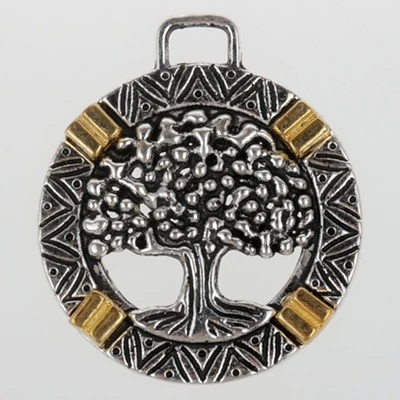 

Vintage Silver Gold Tree of Life Charms Pendant For Jewelry Making Bracelet Necklace Handmade Accessories DIY Gifts 34x30mm