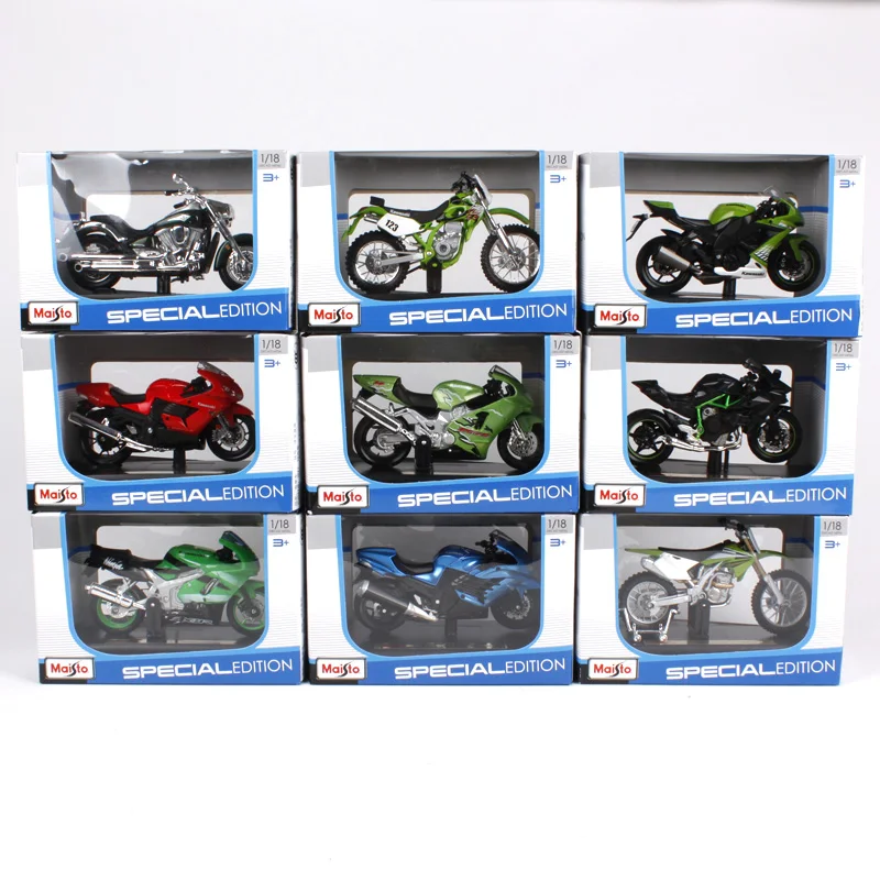 Модель мотоцикла MAISTO 1:18 Kawasaki Ninja H2R H2 R модель литая под давлением игрушка новинка