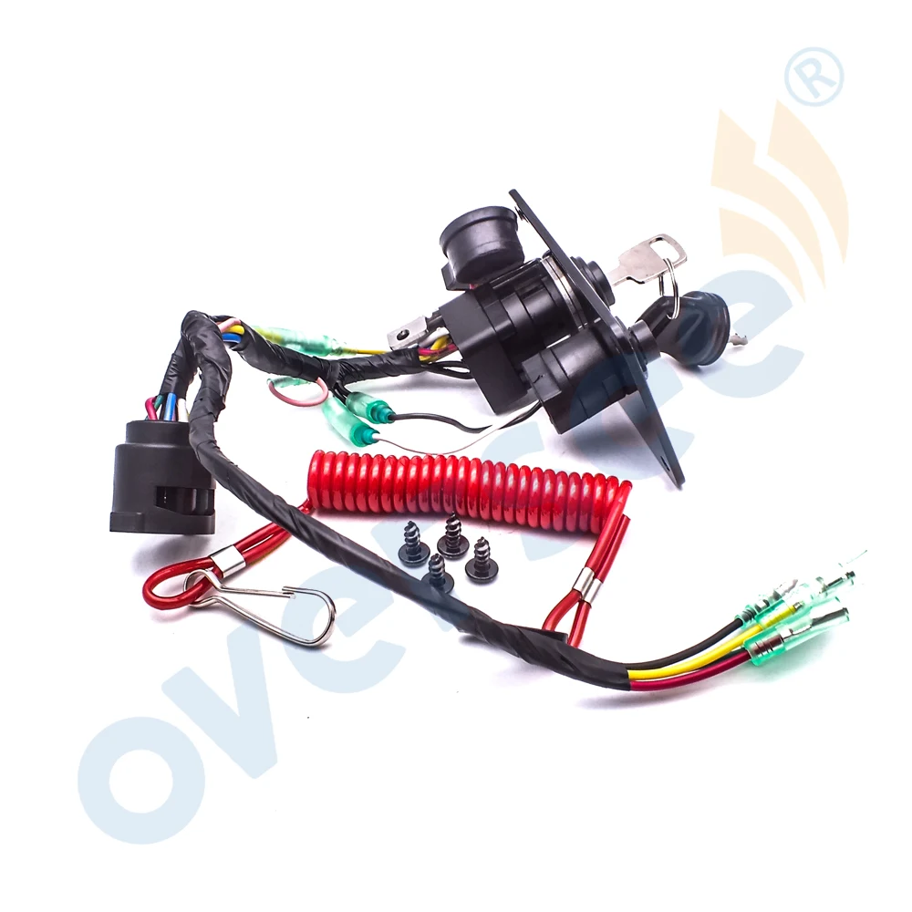 Outboard Single Engine Key Switch Panel for Yamaha Ignition Switch