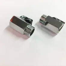 Дизайнерский прочный КОРРОЗИОННОЕ сопротивление 3/" мини латунный шаровой клапан-хромированный