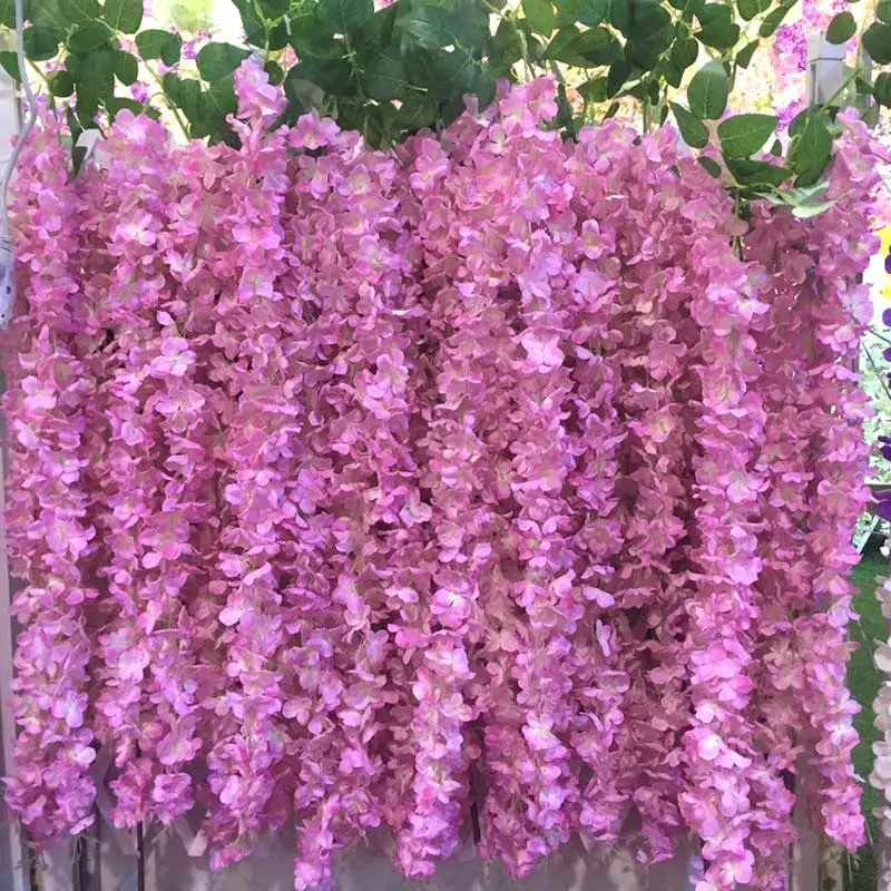 Горячая 10 шт ротанговая лента Wisteria искусственная Цветочная лоза для Свадебные