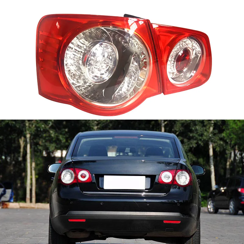 

Car Led Light For VW Jetta V5 2005 2006 2007 2008 2009 2010 Car-Styling LED Rear Tail Light Lamp Outer inner Left Right Side LHD