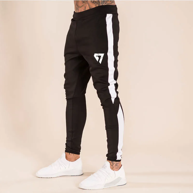

2019 men's fitness style fashion Sweatpants jogger bodybuilding men's trousers casual streetwear men's clothing