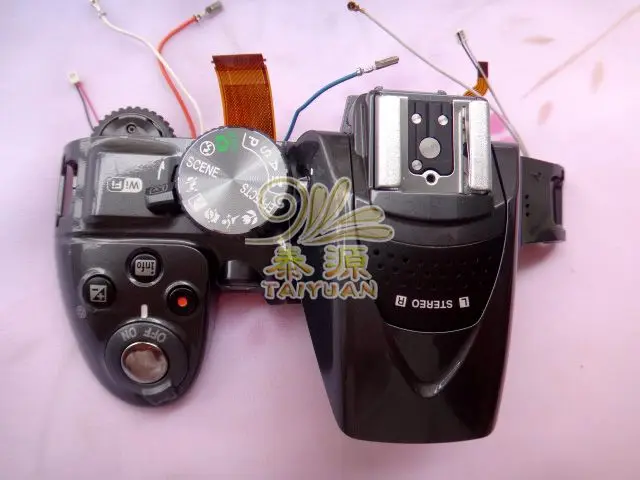 90% верхняя крышка со вспышкой и пуговицы для Nikon D5300open Оборудование камера Ремонт Запчасти