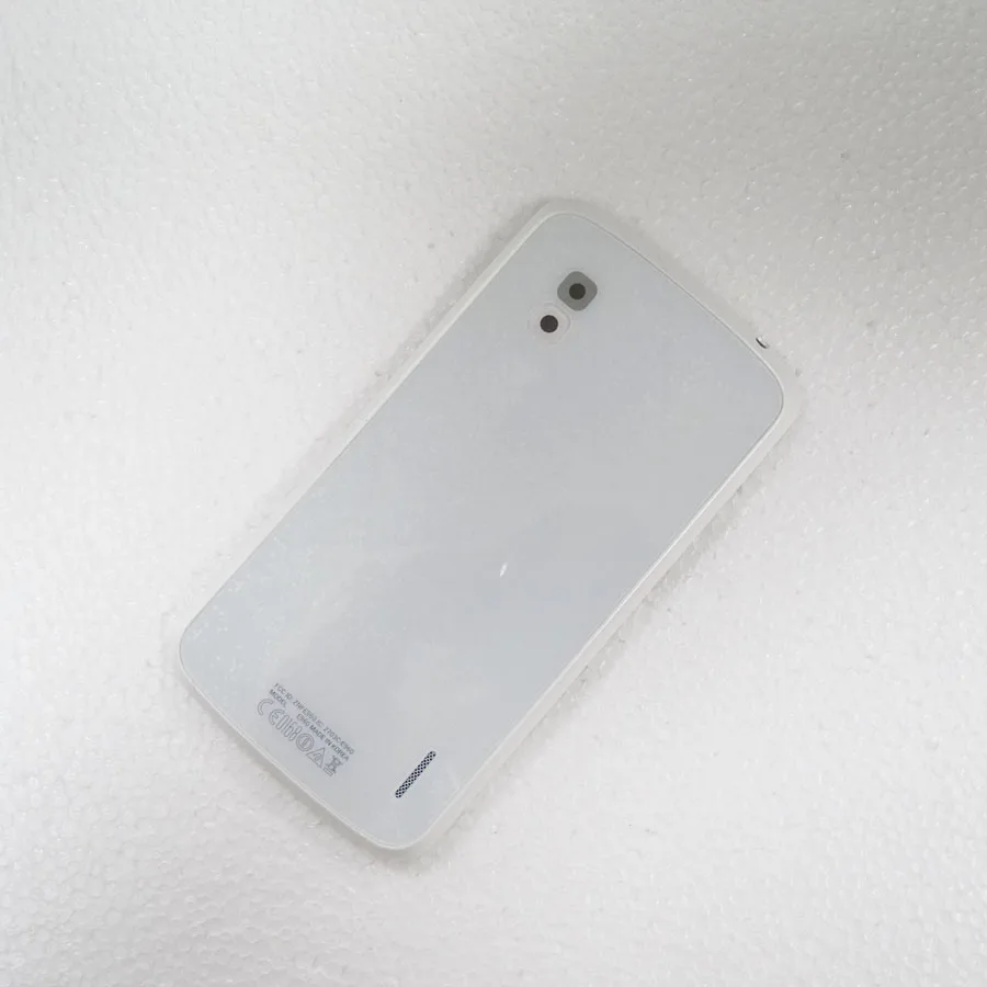 Крышка батарейного отсека для LG Google Nexus 4 E960 задняя крышка батарейного отсека+ запасные части NFC черный белый цвет