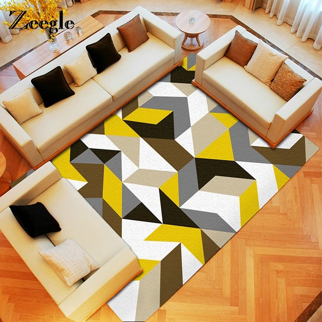 Zeegle Warm Gekleurde Lnes Gedrukt Flanel Tapijt Voor Woonkamer ... Zeegle Warm Gekleurde Lnes Gedrukt Flanel Tapijt Voor Woonkamer ...