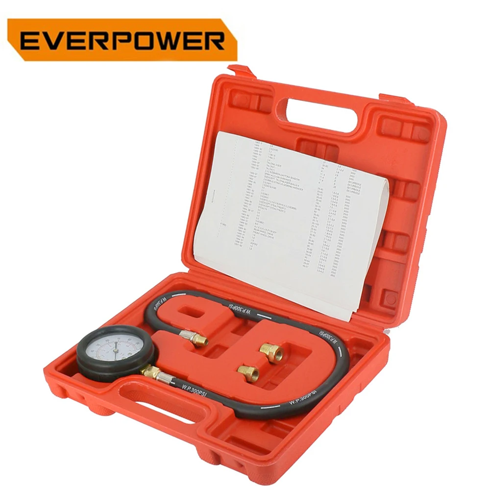 Everpower Transmission Engine Oil Pressure Tester Tool Kit 0 1000PSI