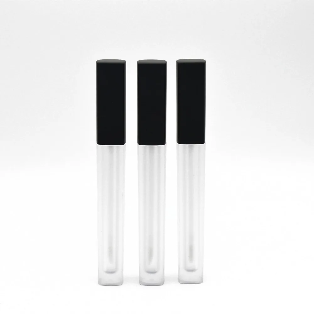 

10/20/50pcs 5ml Lipgloss Plastic Tube Empty Transparent frosted Lipgloss Box Eyeliner Eyelash Container Mini Lip Gloss Bottle