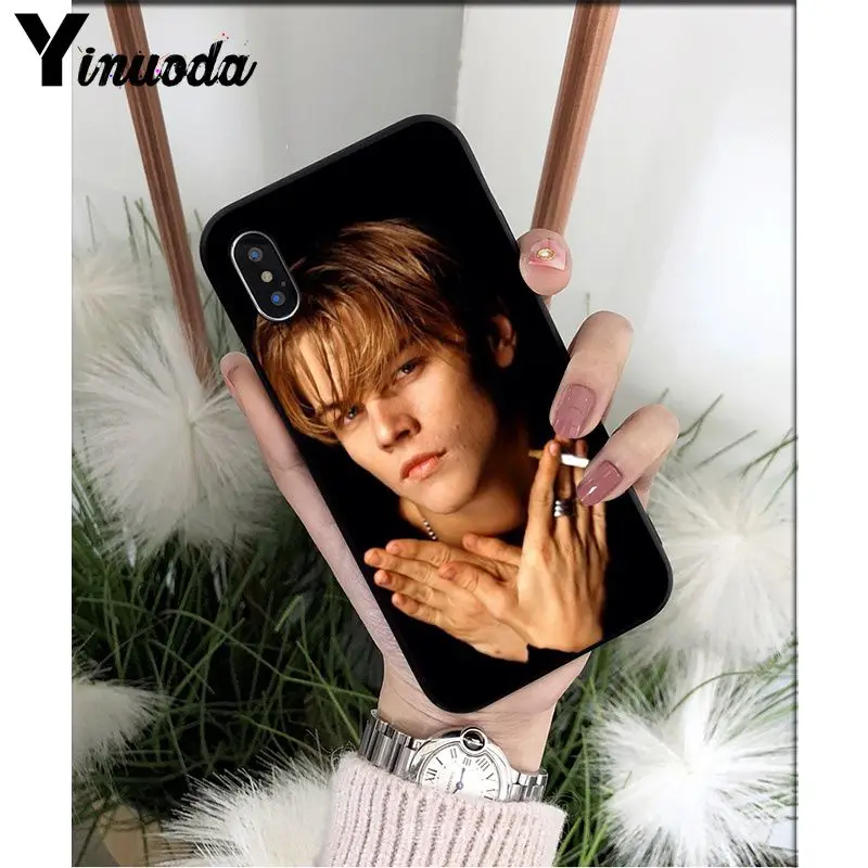 Yinuoda Leonardo Dicaprio young мягкий силиконовый черный чехол для телефона для iPhone 5 5Sx 6 7 7plus 8 8Plus X XS MAX XR - Цвет: A7