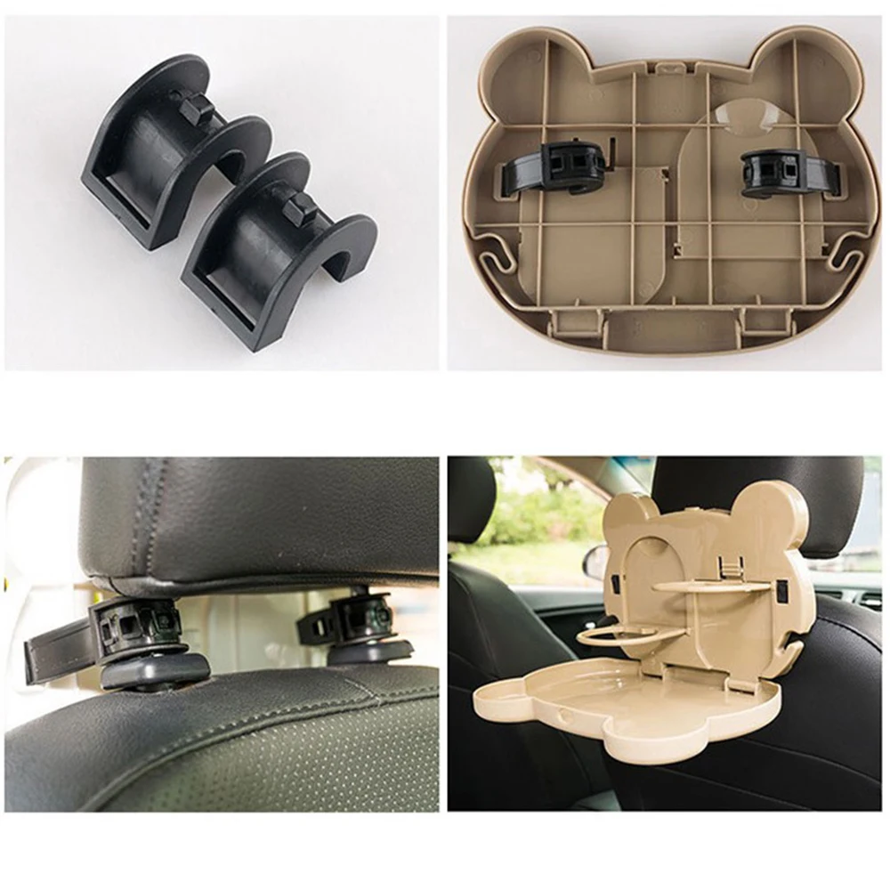 YOSOLO Tissue Cups Drink Food Holder Car-styling Car Seat Back Storage Box Hanging Foldable Shelf Auto Organizer Stowing Tidying