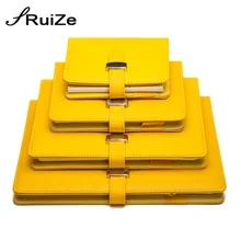 Ruize criativo couro espiral notebook a5 a6 a7 b5 grande nota livro anel binder planejador agenda 2021 bloco de notas do escritório
