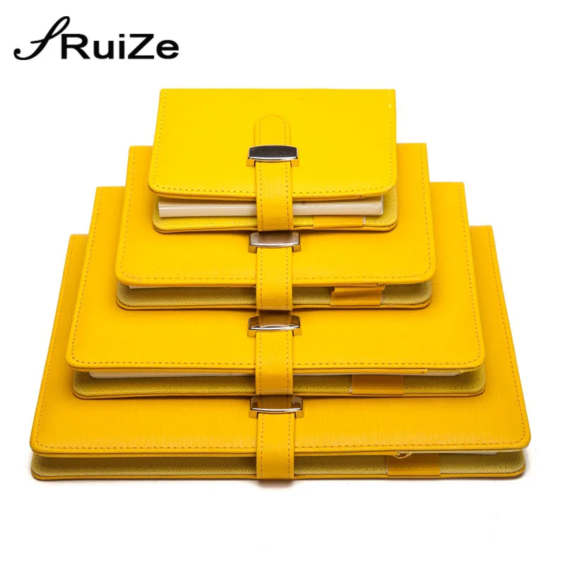 RuiZe creative stationery leather spiral notebook A5 A6 A7 B5 big note book ring binder planner organizer office supplies RuiZe creative stationery leather spiral notebook A5 A6 A7 B5 big note book ring binder planner organizer office supplies