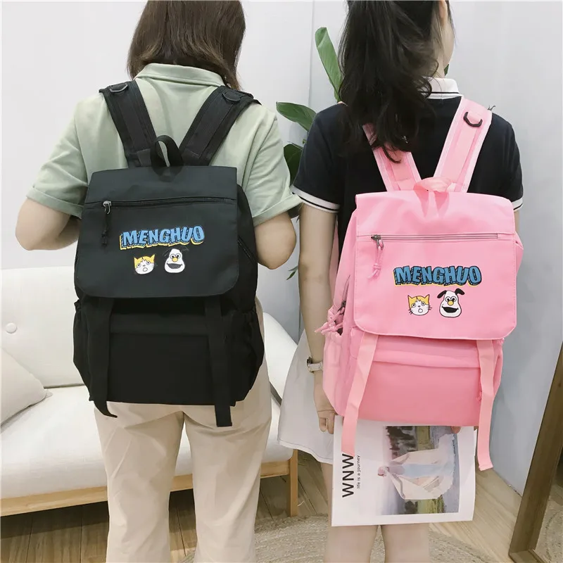 Menghuo Waterproof Nylon Women Backpacks Female Fashion Rucksack School Backpack for Girls Travel Bag Bolsas Mochilas Sac A Dos (19)