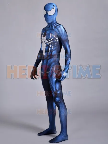 Venom Symbiote Spiderman Costume Spandex Zentai Catsuit Cosplay Halloween Costumes Custom Made Venom Symbiote Spiderman Costume Spandex Zentai Catsuit Cosplay Halloween Costumes Custom Made