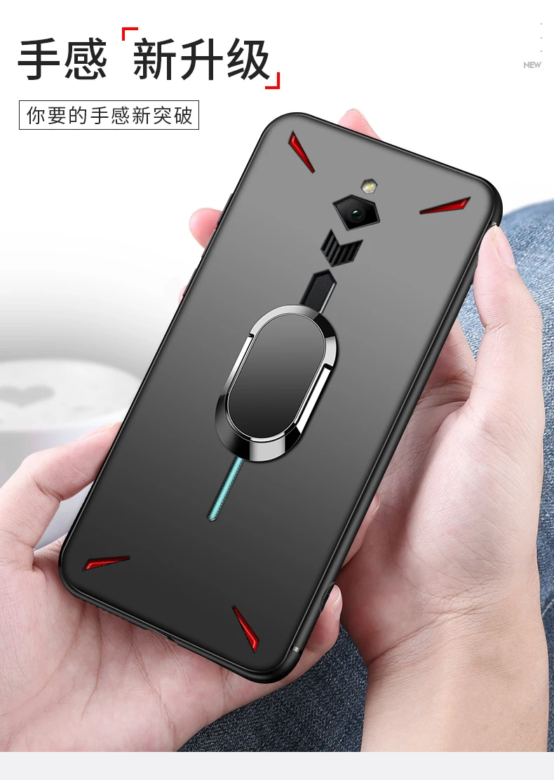 Для zte Nubia Red Magic 3 Чехол Magic3 мягкий чехол Магнитный магнитный автомобильный чехол с кольцом для пальца для zte Nubia Red Magic 3