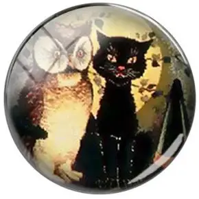 JWEIJIAO милые животные кошка искусство картина DIY стеклянный кабошон 6 размеров купол ювелирных изделий для Шарм Брошь с серьгами ожерелье - Цвет: b139
