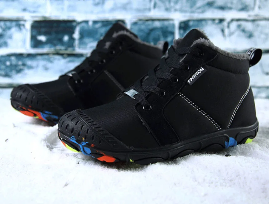 Children's camouflage snow boots-10