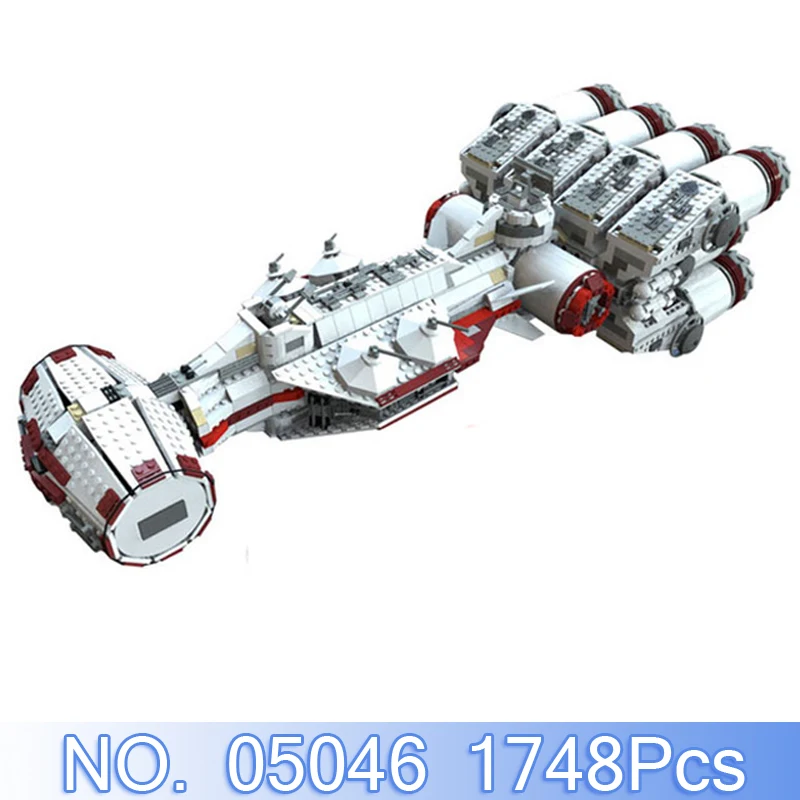 

Lepin 05046 1748Pcs Star Wars Figures Tantive IV Rebel Blockade Runner Model Building Kit Blocks Bricks Kid Toy Compatible 10019