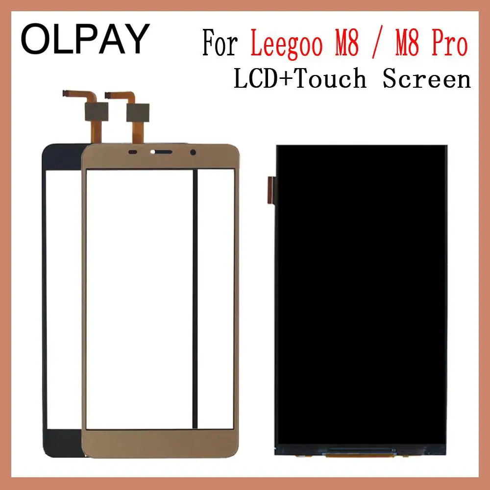 OLPAY 5," для Leagoo M8 Pro, сенсорный экран, дигитайзер для Leagoo M8, сенсорная панель, сенсорный экран, сенсор, переднее стекло, Бесплатный клей+ салфетки