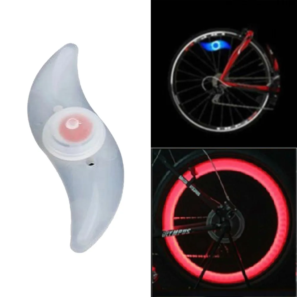 Brand New Bike Bicycle Cycling Spoke Wire Tire Tyre Wheel Super LED Bright Lamp luces luz bicicleta running lights Wholesale#Y - Цвет: Red