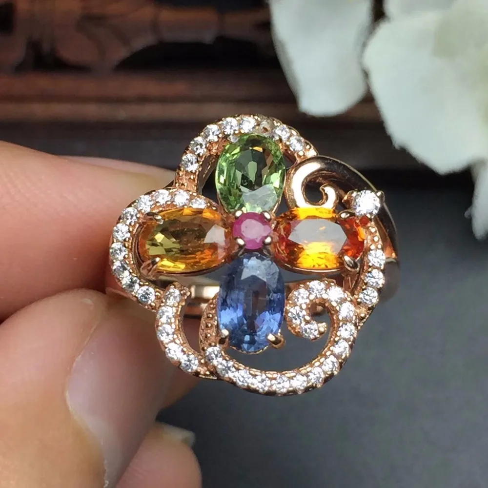

On sale Fine Jewelry Real 925 Steling Silver s925 100% Natural citrine Gemstone Female Pendant Necklaces Christmas Gift
