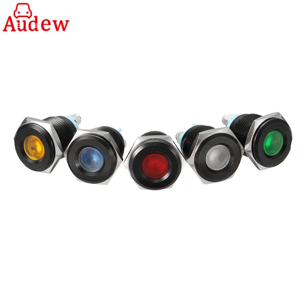 

16mm Waterproof 12/24V Instrument Lamp LED Panel Dash Panel Warning Indicator Light For Car Boat Truck Van