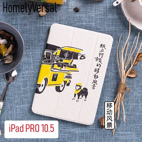 Модный пылезащитный в японском стиле Обложка для ipad 9,7 mini1/2/3/4, ipad классный Чехол air air2 pro10.5/11 ipad чехол - Цвет: Черный