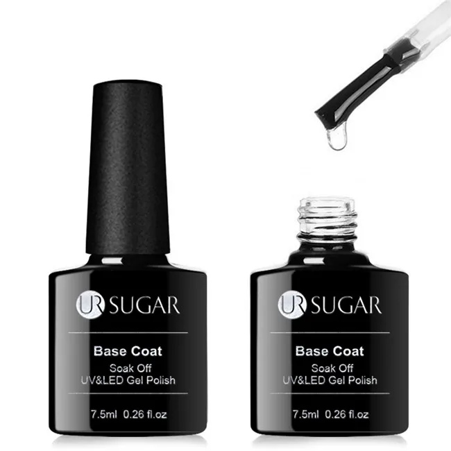 Base Coat Ur Sugar 7,5 мл термальный блеск кошачий глаз УФ-Гель-лак Магнитная Температура Изменение Цвета Гель-лак для ногтей отмачиваемый УФ Гель-лак для ногтей - Цвет: Base Coat