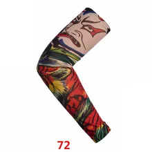 Горячий человек тату рукав унисекс рука чулки рукава руки УФ для бега велокросса занятия спортом налокотник для баскетбола тату-рукава комплект