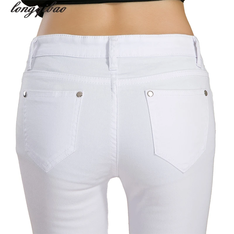 

Summer and autumn new candy color jeans ladies Korean tight body pencil pants thin section TB7530