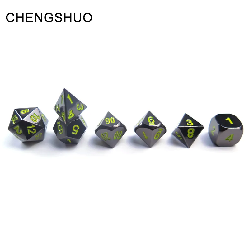 Chengshuo rpg dice dnd set metal dungeons dragon polyhedral d20 10 8 12 black table games saluminum digital dice product pattern Chengshuo rpg dice dnd set metal dungeons dragon polyhedral d20 10 8 12 black table games saluminum digital dice product pattern