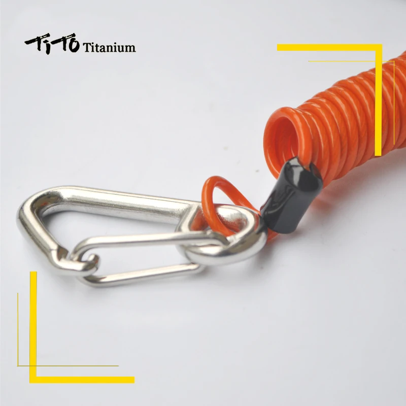 Тито титана подводный сплав крюк риф Дрифт крючок леска и для ныряния Открытый