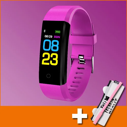 Цифровые часы детские часы для девочек и мальчиков наручные часы электронные светодиодные наручные часы для студентов Детские часы с подарками - Цвет: purple with gift