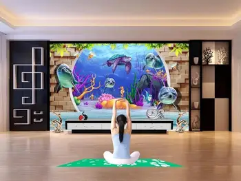 

3d wallpaper custom mural non-woven wall stickers ocean wallpaper 3 d TV setting wall paintings wallpaper for walls 3 d