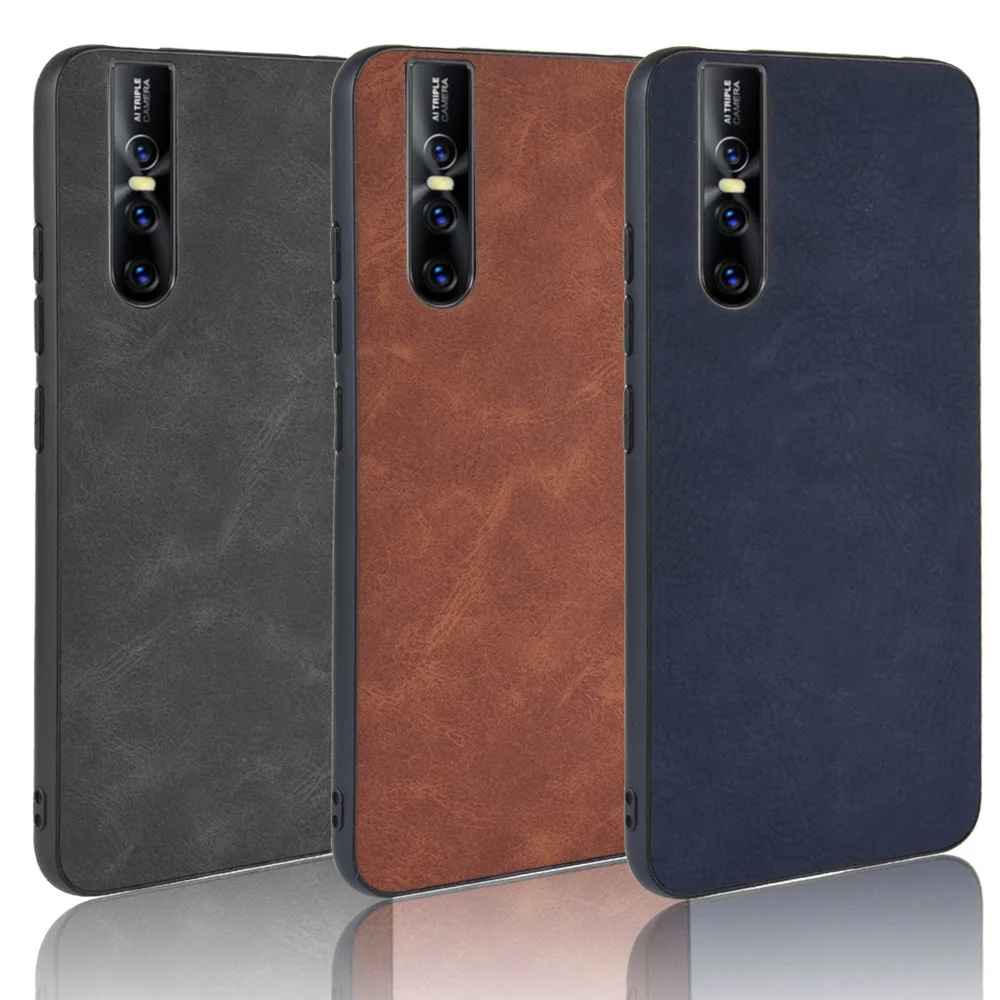 ДЛЯ VIVO V15 Pro Чехол 6 39 дюймов TPU + PU PC ретро кожаный чехол для V15Pro V 15 телефона|Бамперы|