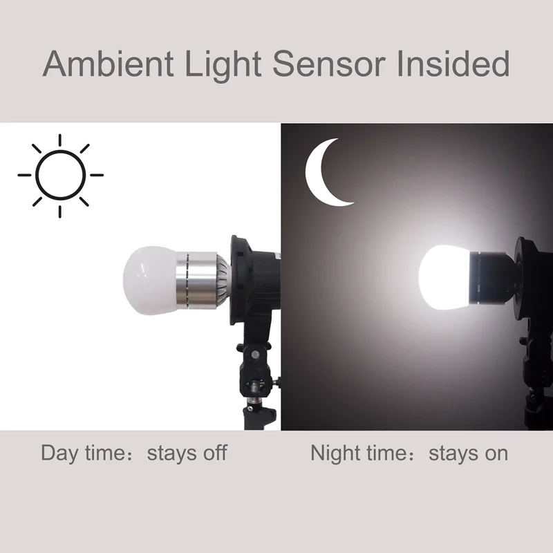 ARILUX E27 светодиодный свет AC85-265V IC драйвер Тип 12 Вт 900LM белый/теплый белый фотоэлемент лампочка с сенсорным управлением
