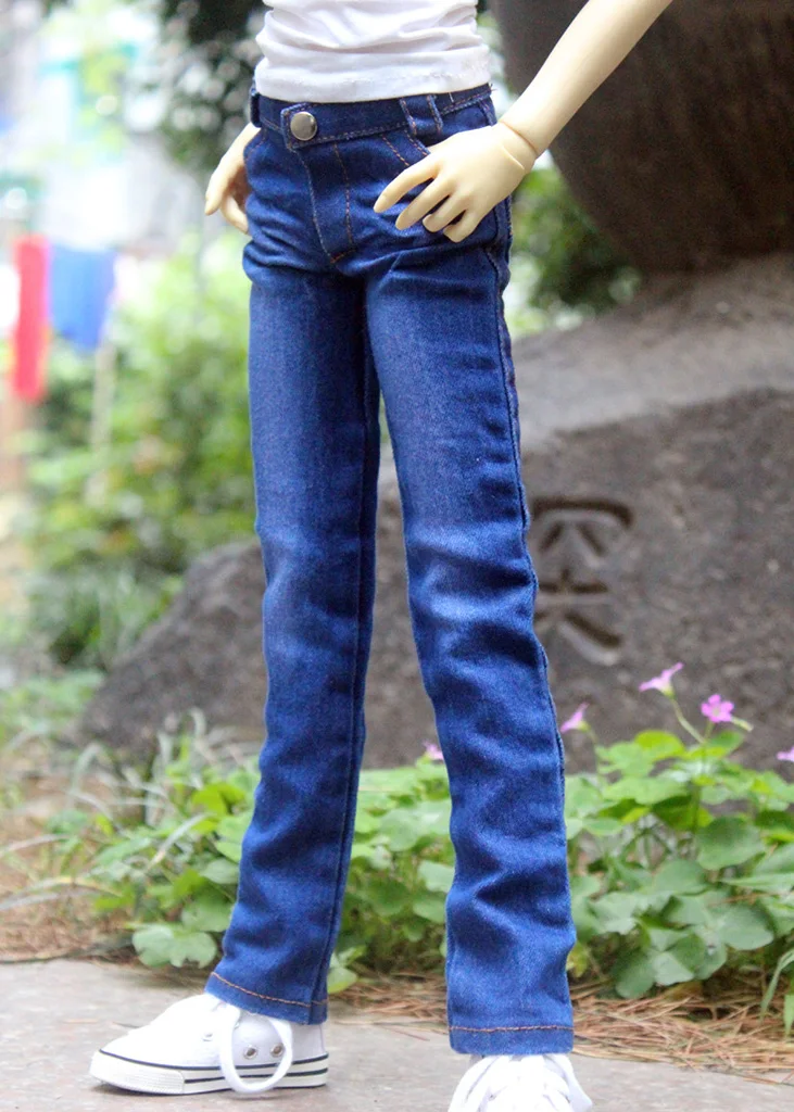 BJD Кукла синие джинсы брюки наряды Одежда для 1/4 мужчин 1/3 SD17 70cm24 &quotвысокий SD DK DZ MSD