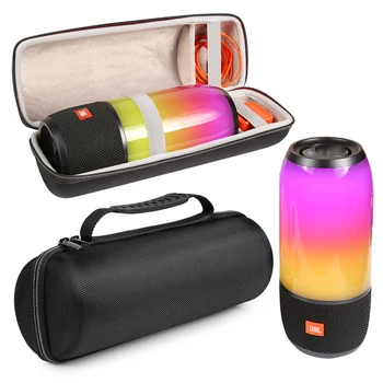 

Newest EVA Carry Protective Speaker Box Pouch Cover Bag Case For JBL Pulse 3 Pulse3 Bluetooth Speaker-Extra Space for Plug&Cable