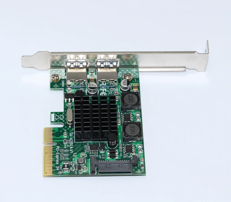 Adaptador Pcie Pci-e 3.1 x4 Asmedia Asm3142 Portas Usb 3.1 Cartão Expresso Supervelocidade Usb 3.0 10gbps Raispara Desktop Cartões para acréscimos - Imagem 5