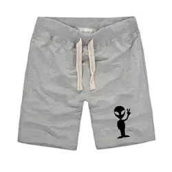 Мужские пляжные шорты быстросохнущие повседневные шорты ET Alien с ножницами с ручным принтом Homme верхняя одежда шорты мужские s бордшорты