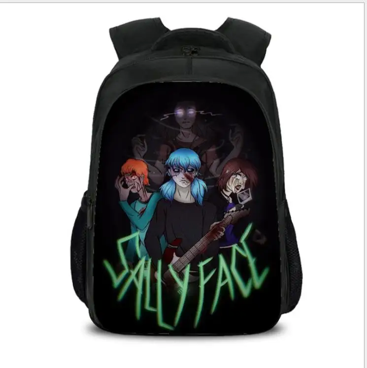 Sally Face аксессуары harajuku рюкзак веселый аниме Kpop Idol mochilas хип хоп Подростковая
