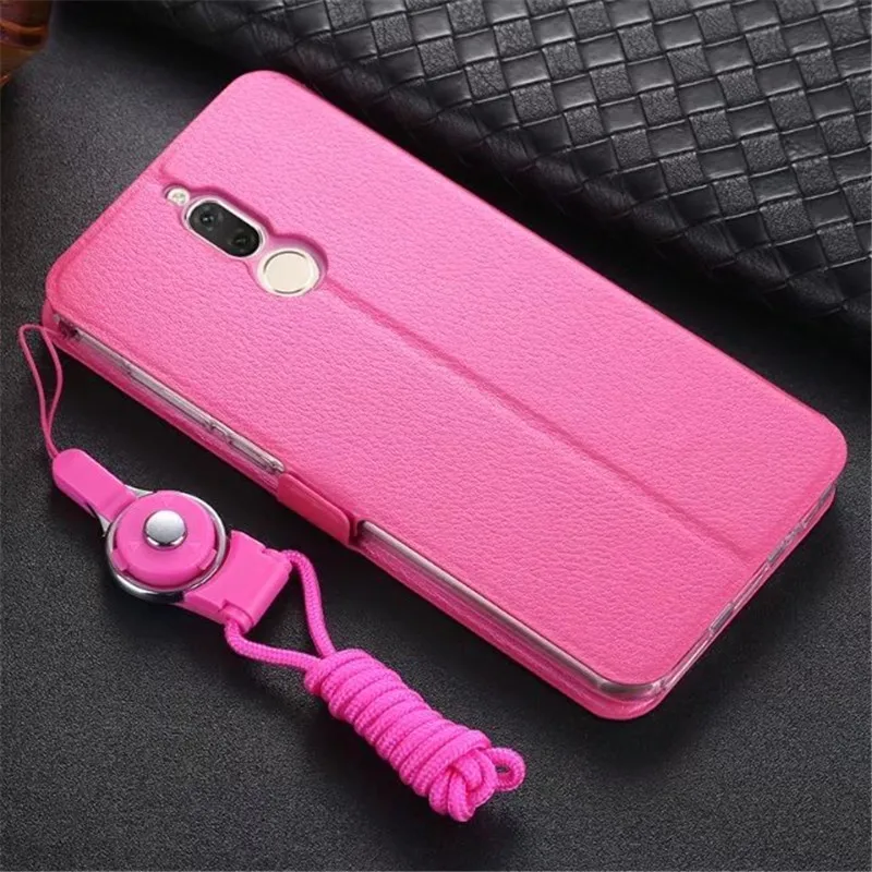 Flip Leather Cover For Huawei Mate 10 Lite Case Cover 9
