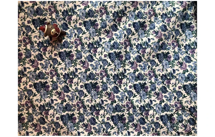 50*145 см цветочный из хлопчатобумажной ткани счетчики для детей infantiles платья подушки одеяло постельные принадлежности Простыня швейная ткань материал D30
