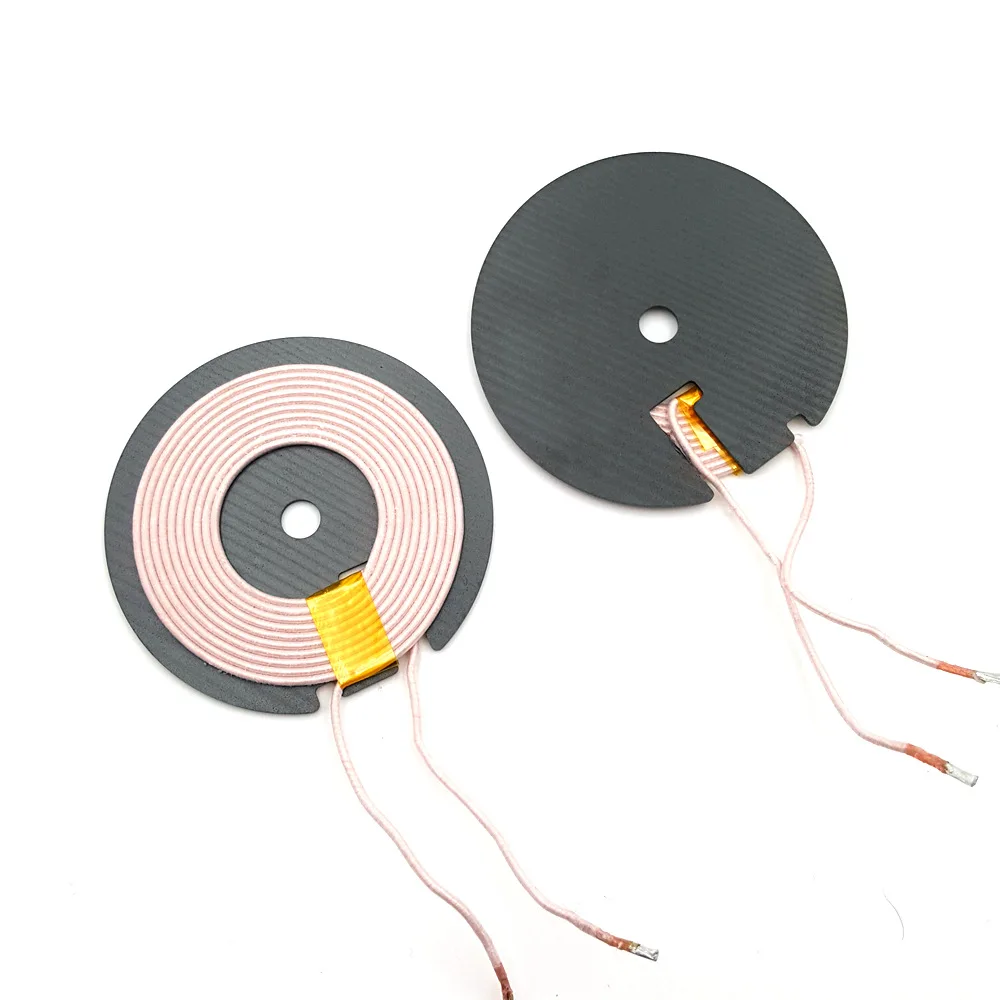 

1PCS 50MM Circular 10 Turn Coil Induction Coil for DIY Wireless Charger Transmitting Terminal Universal QI standard