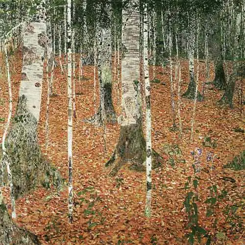 

Oil Painting reproduction on Linen Canvas,Birch wood by gustav Klimt,Free Fast Shipping,100% handmade , Museum Quality