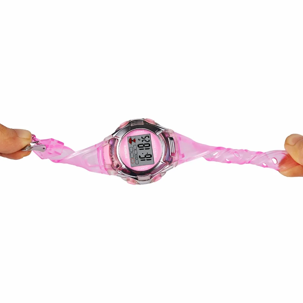SYNOKE LED Digital Watch Children Girls Wrist Watch Kids Watches Boys Clock Child Sport Digital-watch for Girl Boy Surprise Gift