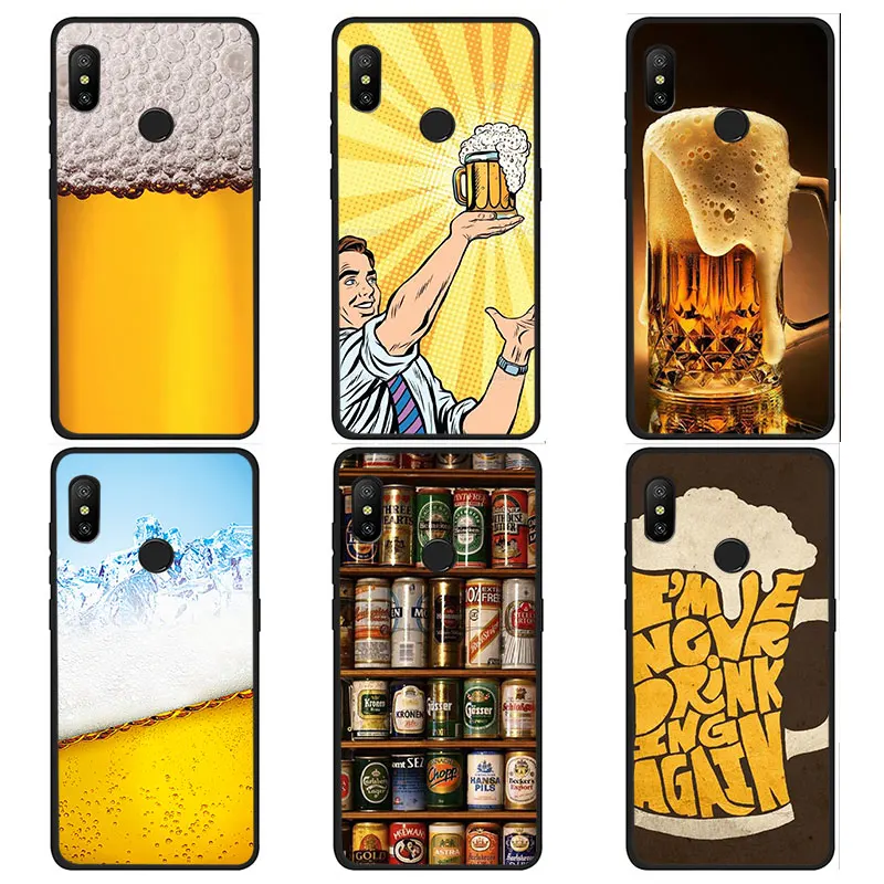 Мягкий ТПУ чехол для телефона World Beers Alcohol Summer Bubble для Redmi 8A K20 4A 4X5 6 5A 6A Note 5 6 7 8 Pro
