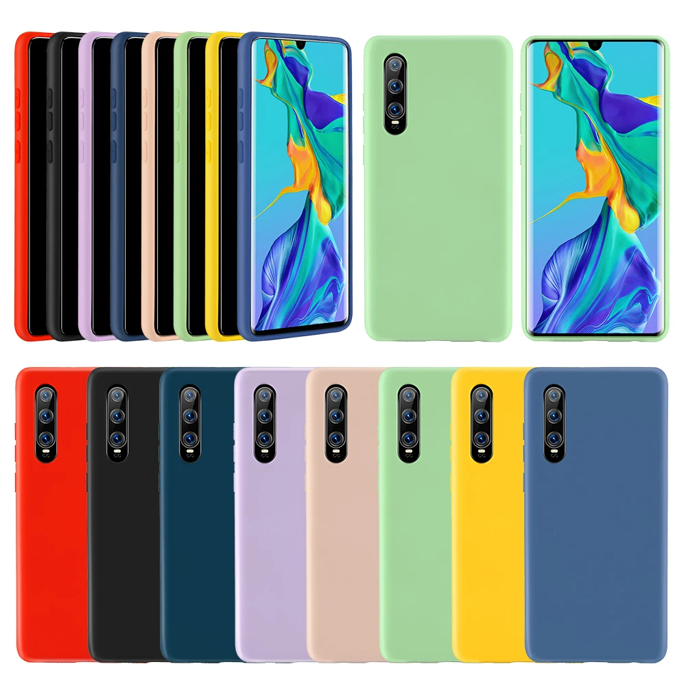 

KISSCASE Ultra Soft Liquid Silicone Case For Huawei P30 Lite P30 Pro P30 P20 Lite P20 Pro Silicon Case For Huawei P Smart 2019