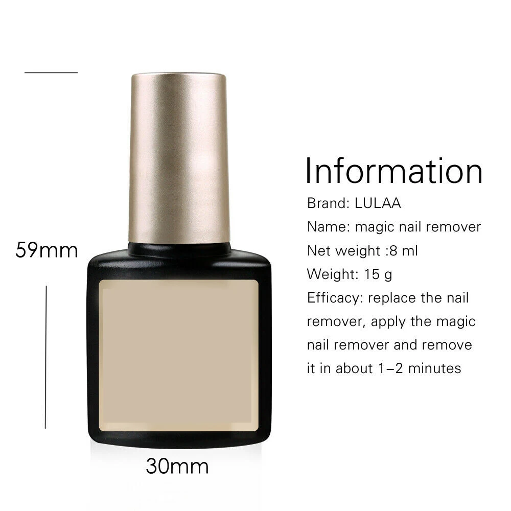 1PC Burst Nail Polish Gel Magic Remover Nail Polish Remover Soak off Nail Polish Degreaser Nail Art Primer Lacquer
